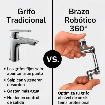 Brazo robótico + filtro purificador